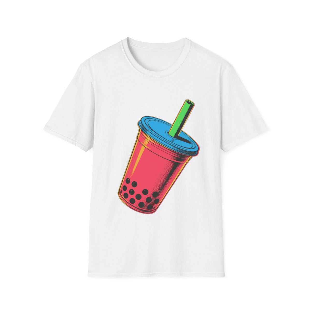 Generated artwork on a t-shirt product mockup